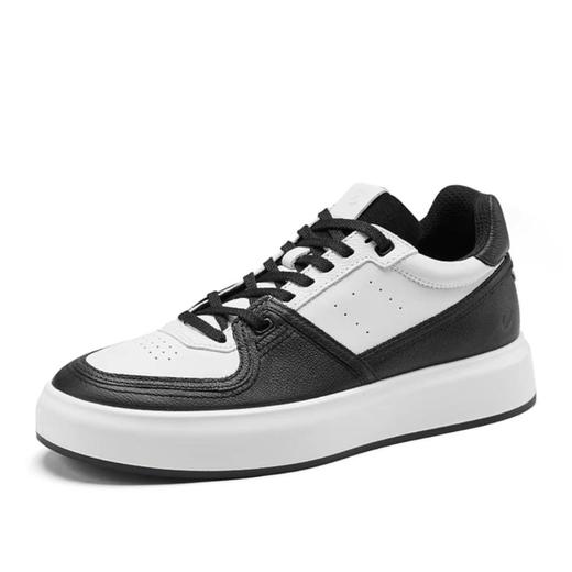 4楼ECCO爱步厚底板鞋男 秋季新款简约时尚真皮休闲鞋 街头ACE856824 商品图2