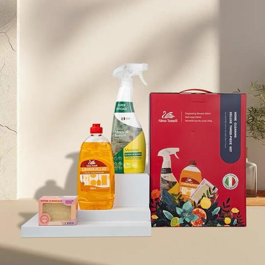 澳士洁三件套红色 商品图0