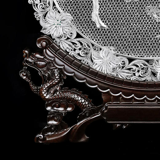 子佩集S999银纯手工制作【晚亭绮梦】花丝盘大师工坊原创设计【WTQMHSP】2409 商品图12