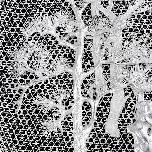 子佩集S999银纯手工制作【晚亭绮梦】花丝盘大师工坊原创设计【WTQMHSP】2409 商品图9