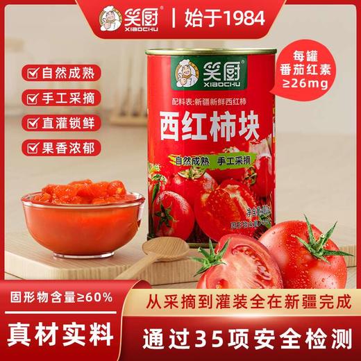 3罐/8罐  番茄丁400g/罐  A-2135-1  笑厨（效期27年8月-9月） 商品图5