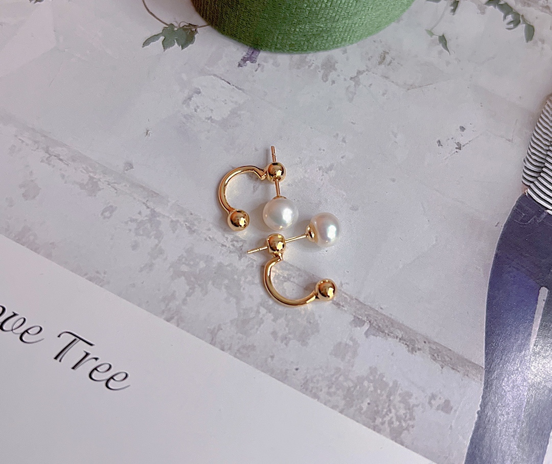 7DAYS两戴豆豆耳钉珍珠耳钉