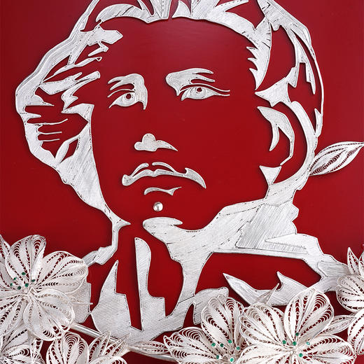 子佩集S999银纯手工制作【橘子洲头】花丝盘纯银摆件大师工坊原创设计【JZZTHSP】2409 商品图10