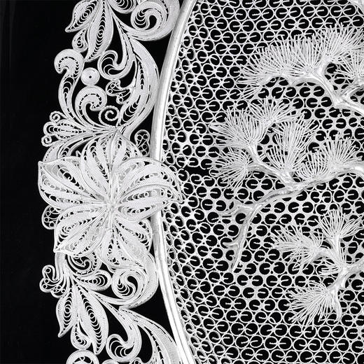 子佩集S999银纯手工制作【晚亭绮梦】花丝盘大师工坊原创设计【WTQMHSP】2409 商品图8