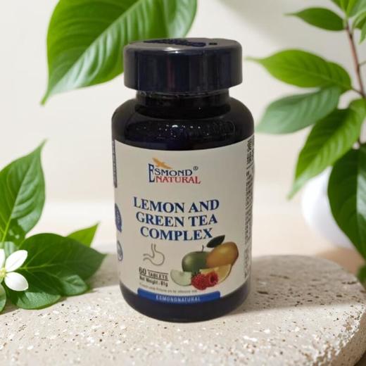 爱司盟综酶纤维牌柠檬绿茶复合片（压片糖果）81g/瓶 商品图0