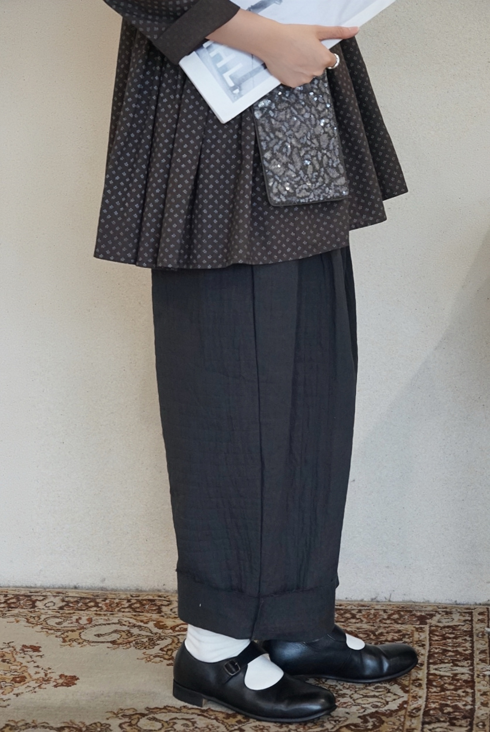 Elsa esturgie 2色阔腿裤