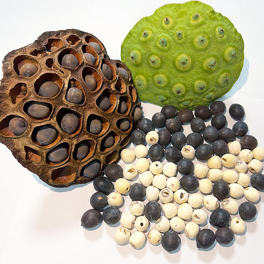 『洪湖老莲子』清香饱满，粉糯绵密，无硫熏、不漂白！自然成熟，物理脱壳，免浸泡、易炖煮！ 商品图11