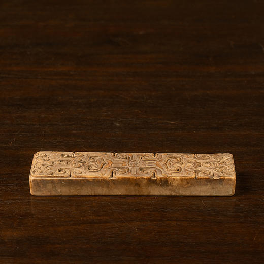 清 五花石雕云雷纹镇纸 商品图4