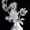 子佩集S999银手工银花丝【松间鹃鸣】花丝镶嵌插花瓶大师工坊原创设计【SJJMHP】2409 商品缩略图5