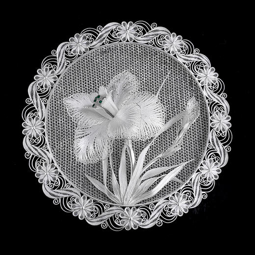 子佩集S999银纯手工制作【雅鸢凝露】花丝盘纯银摆件大师工坊原创设计【YYNLHSP】2409 商品图10