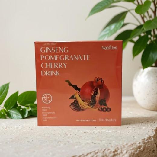 奈氏力斯人参石榴樱桃液（饮品）300ml/盒 商品图0