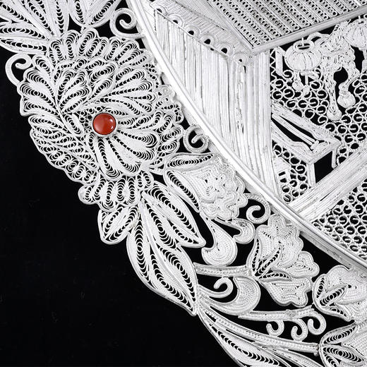 子佩集S999银手工银花丝【宽窄芙蓉花丝盘】大师工坊原创设计【KZFRHSP】2409 商品图9