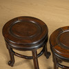 清 红木鸭蛋凳（一对） 商品缩略图1