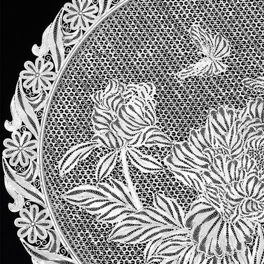 子佩集S999银纯手工制作【花蝶绮梦】花丝盘大师工坊原创设计【DWFG】蝶舞富贵2409 商品图7