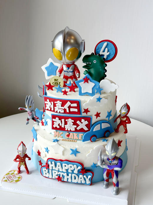奥特曼双层蛋糕 商品图1