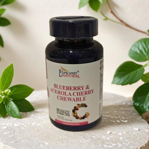 爱司盟牌蓝莓针叶樱桃果咀嚼片（压片糖果）130.5g/瓶 商品图0