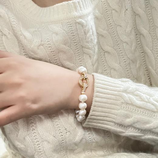 7DAYS O字扣珍珠素手链 商品图4