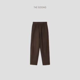 THESOONG"Provence"*100%高支细羊毛460克线条感针织休闲裤KZ5284