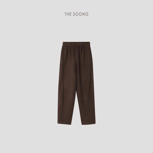 THESOONG"Provence"*100%高支细羊毛460克线条感针织休闲裤KZ5284 商品图0