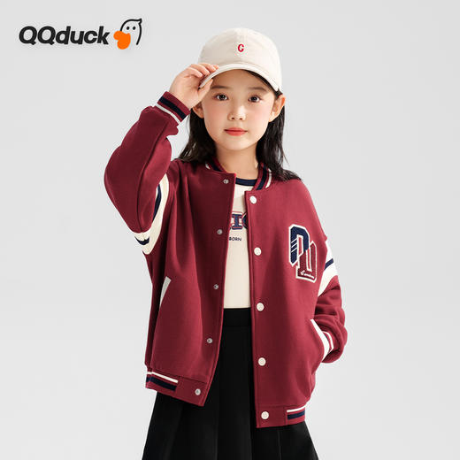 【清仓捡漏】【120-165】【可可鸭】男女童春秋棒球服开衫外套 商品图3