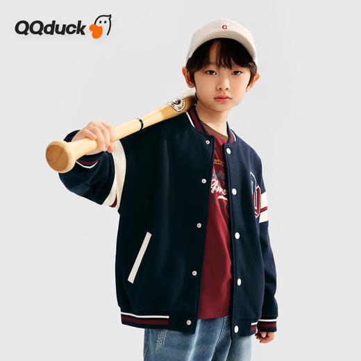【清仓捡漏】【120-165】【可可鸭】男女童春秋棒球服开衫外套 商品图8
