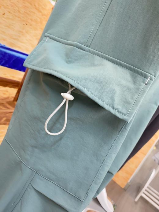 松植屋防泼水工装裤男女同款 春秋款防泼水裤子登山运动休闲裤  膝盖立体捏褶，修饰腿型，巨显瘦！ 商品图7