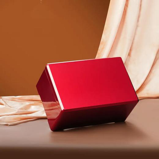 见喜【红.实木烤漆 .螺丝口小单瓷+1茶勺】135元1套.整箱12套 商品图3