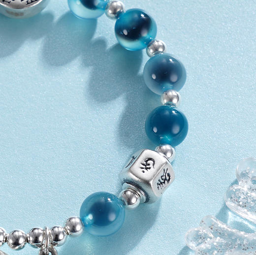 子佩集S999银【吉祥止止】手串【SC000689】纯银糖心玛瑙手链手链2405 商品图2