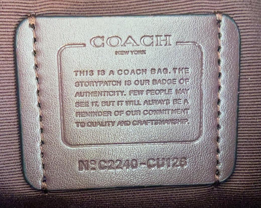 秋冬特惠💰480 蔻驰COACH新品CU126  Teri shoulder bag新设计噢，手提柄是云朵花样的 商品图8