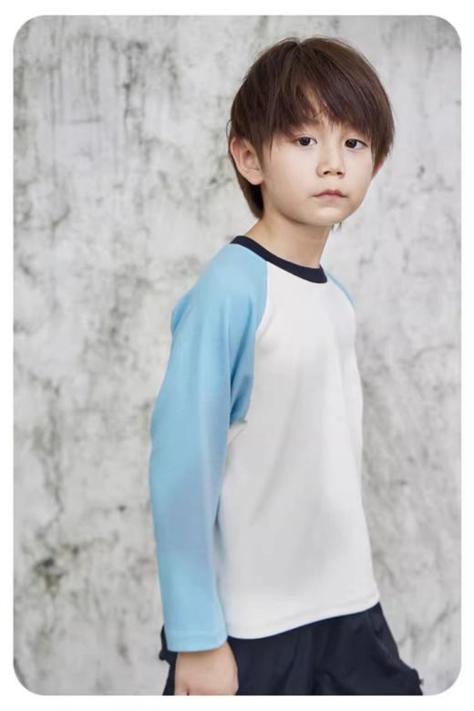 ✨✨RUNRUNGO【飞松】插肩袖韩版打底衫：🔥新配色+撞色插肩袖设计，🔥好穿颜值超高，😜全部自然亲和无感水印设计， 好看又好穿 商品图4