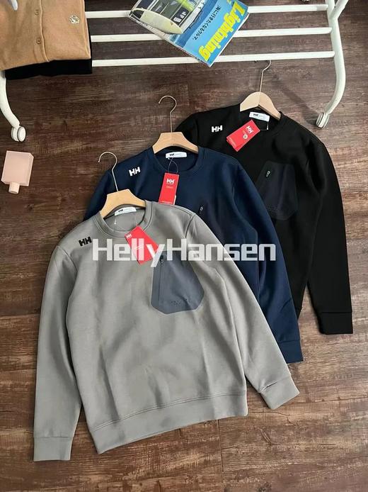 HH秋季科技空气层压胶工艺户外运动卫衣 商品图0