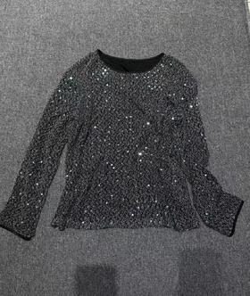 【门店同款】ENJOY秋季慵懒重工亮片针织衫 159544780