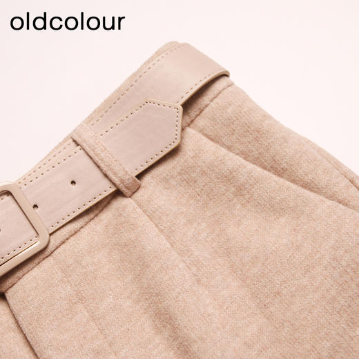 oldcolour春秋款简约气质直筒厚实长款休闲裤女DN13073016 商品图2