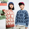男女童圆领长袖针织衫冬季新款安奈儿童装EM444617 商品缩略图0