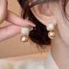 JU-B-0018法式气质简约珍珠耳环小众设计感爆款耳钉女2024新款潮高级感耳饰 商品缩略图0