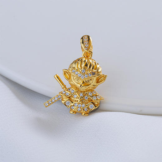 【宏艺珠宝】大圣归来·银s925链坠 商品图5