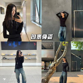 新品上身 | 慵懒清冷的斜肩针织，包裹身姿曲线。