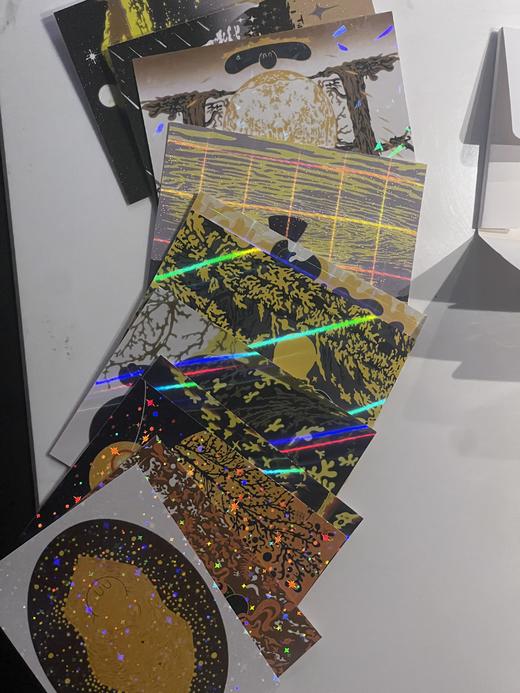 小黑泥丨金色声音-小黑泥明信片 商品图0