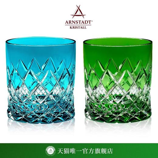 德国进口Arnstadt手工威士忌酒杯水晶杯洋酒杯子奢华轻奢高档礼物安斯特宝蓝威尼斯威士忌单只礼盒300ml（仅样品，无货退款 商品图4