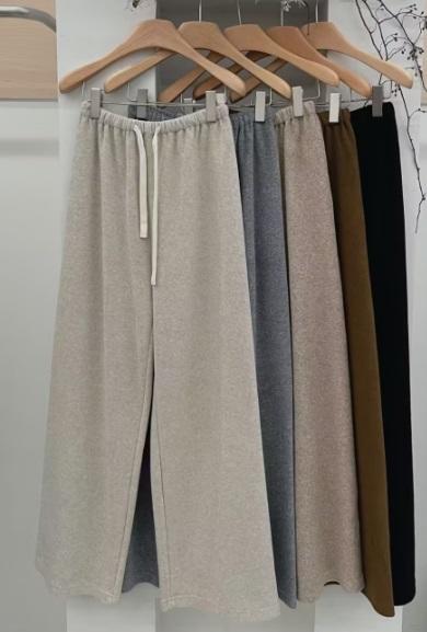 【门店同款】ENJOY冬季慵懒软糯百搭毛巾裤 159458566 商品图0