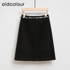 oldcolour秋冬款高腰显瘦百搭小香风气质通勤短款半身裙女DM41061934 商品缩略图3