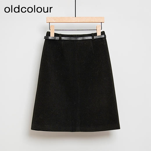 oldcolour秋冬款高腰显瘦百搭小香风气质通勤短款半身裙女DM41061934 商品图3