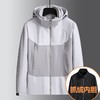 【三合一冲锋衣】【新款DK】大依优型大码三合一户外衣两件套外套可脱卸帽冲锋衣男宽松加肥加大码上衣夹克户外 商品缩略图4