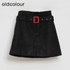 oldcolour秋冬款复古高腰百搭短款半身裙女L42061267 商品缩略图2