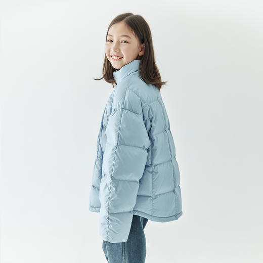 棵初2024年冬季新款童装防泼水防钻绒立领羽绒服女童轻柔保暖外套 商品图4
