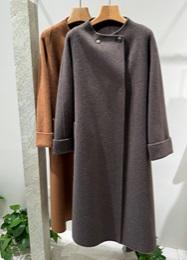 【门店同款】ENJOY冬季柔韧与共落日余晖斜扣大衣 159494840