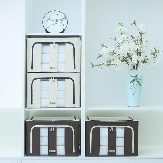 牛津布衣服收纳整理箱  布艺家用折叠收纳筐衣柜换季盒子2.55 商品图3