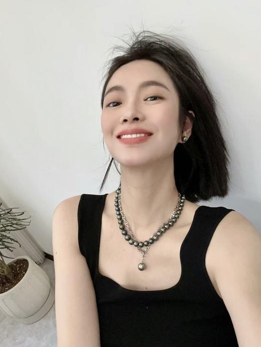 大溪地炫彩莫兰迪项链9.3-11mm 商品图5