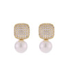 JU-B-0018法式气质简约珍珠耳环小众设计感爆款耳钉女2024新款潮高级感耳饰 商品缩略图4