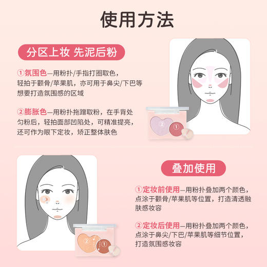 【品牌新品-单盒装】Gracebabi 双效柔绒氛围腮红 商品图4